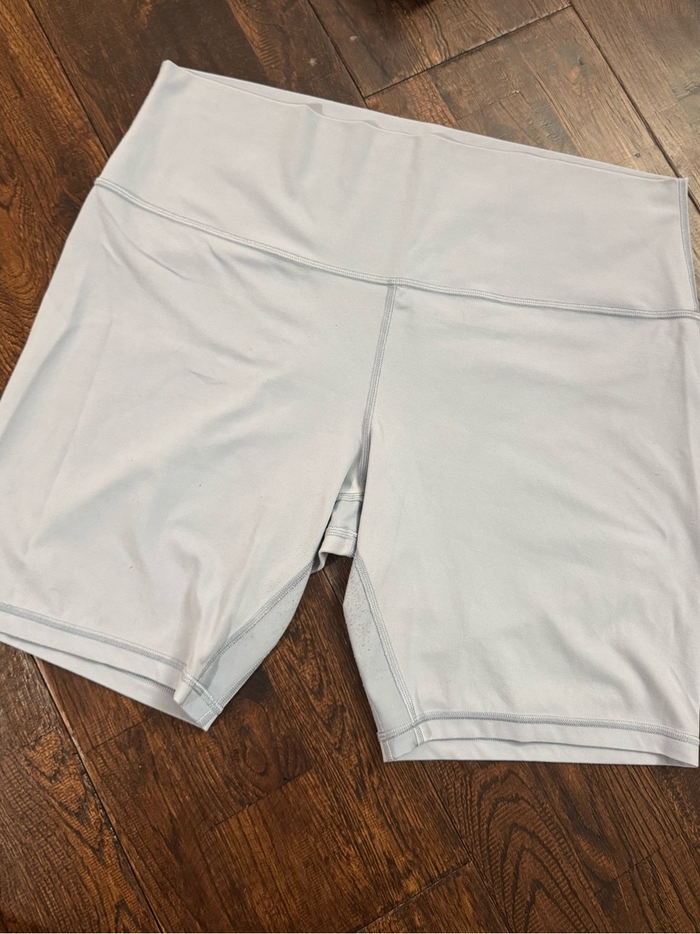 Lululemon athletica Align High-Waist Light Blue Performance Bike Shorts Size 16
